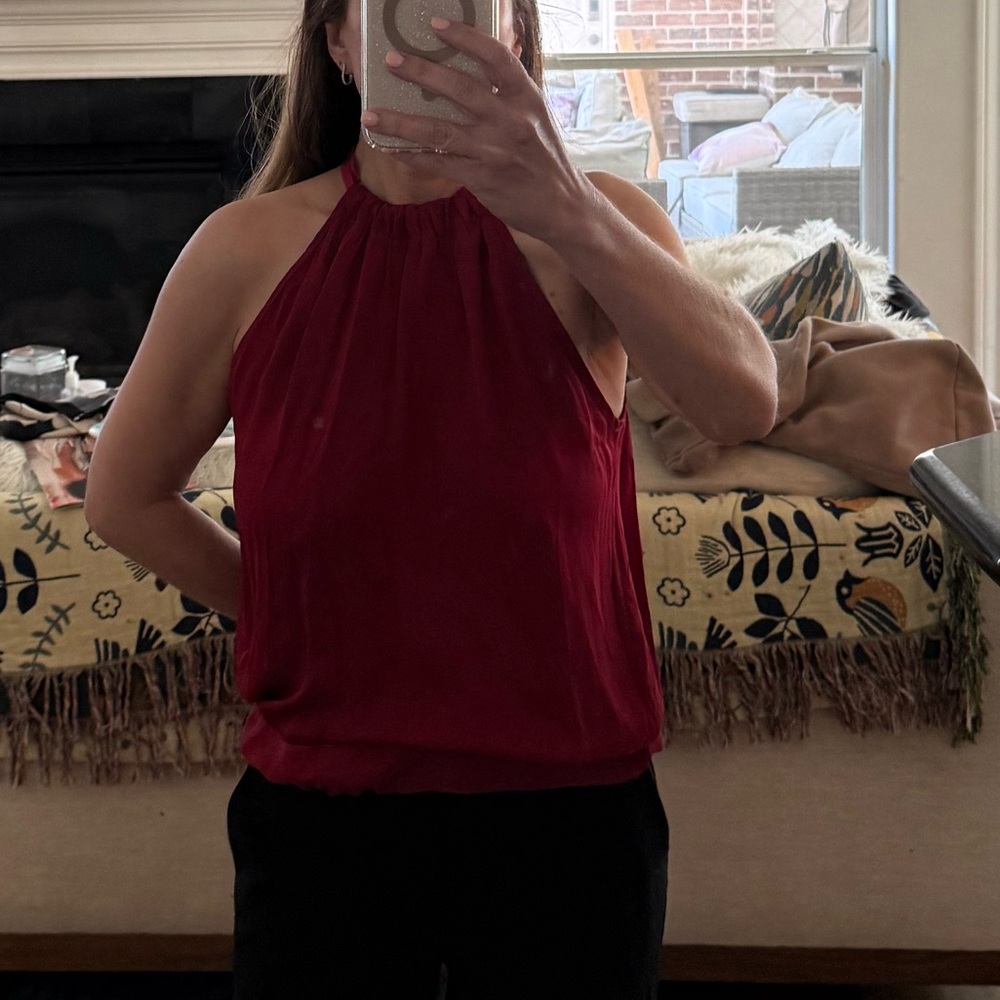 Women's Halter Top in Red